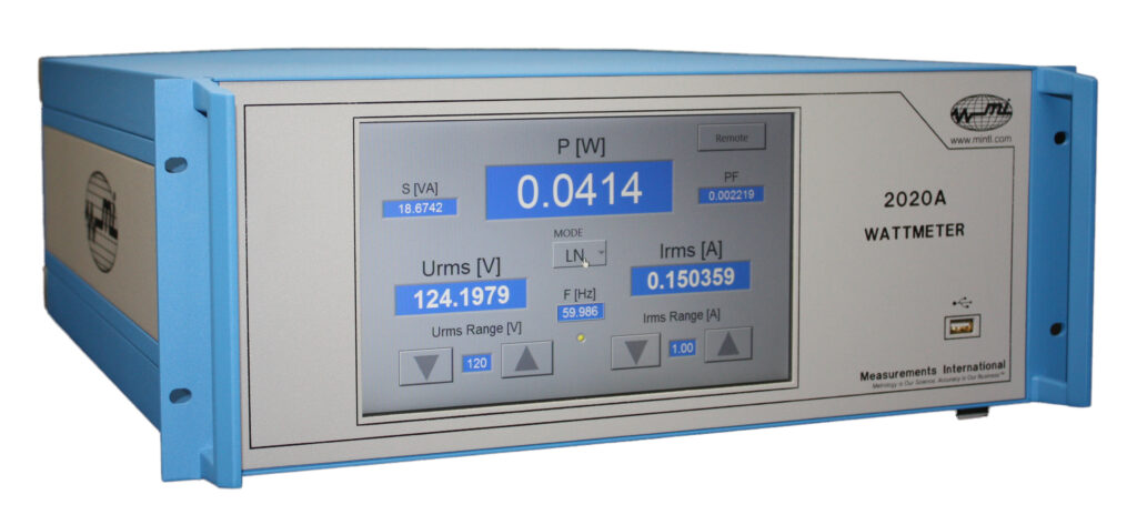 AC power metrology, watt standard, power factor measurement, energy calibration, NMI power