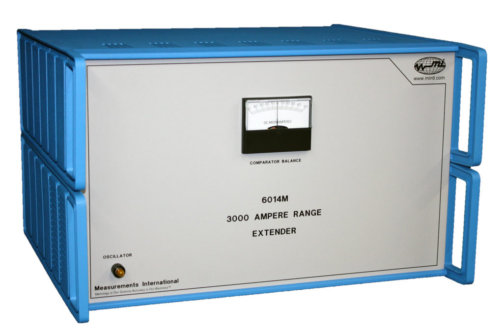Measurements International's 6014M automated 3000 Amp high-current range extender.