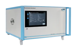 Measurements International Model 6020Q DC Current Comparator Bridge with touchscreen interface.